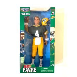 Brett Favre Starting Lineup 1998 Edition Figure NFL Packers QB Club Vintage Toy